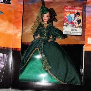 “Legends of Hollywood” Scarlett O’Hara in the green curtain dress